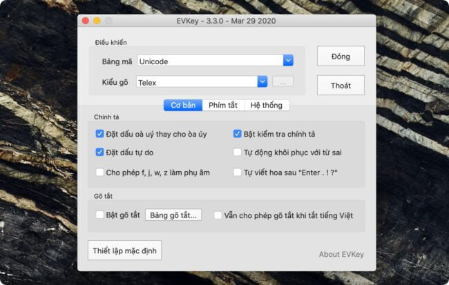 Hướng dẫn cài đặt bộ Gõ Tiếng Việt trên Macbook M1